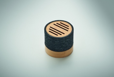 Logo trade promotional item photo of: Bamboo RPET wireless speaker