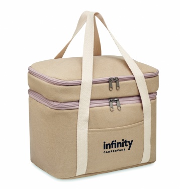 Logo trade promotional items image of: Cooler bag canvas 320 gr/m²