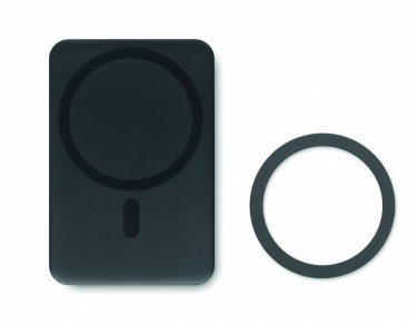 Logotrade promotional items photo of: Magnetic wireless charger 15W powerbank 5000 mAh