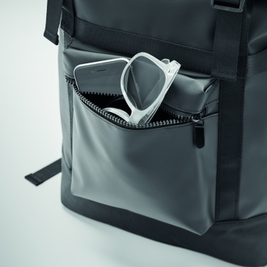 Logo trade promotional giveaway photo of: Rolltop backpack 50C tarpaulin