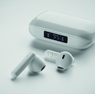 Logo trade corporate gifts picture of: Recycled ABS TWS earbuds