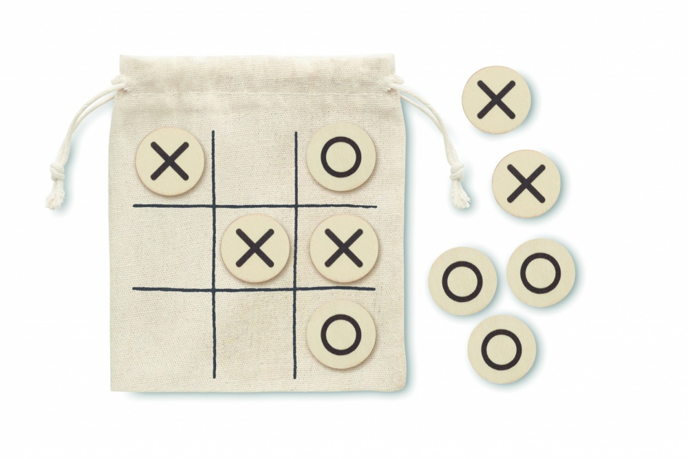 Logotrade promotional merchandise picture of: Wooden tic tac toe