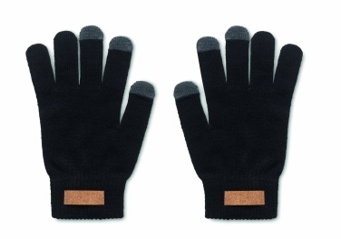 Logo trade promotional giveaway photo of: RPET tactile gloves