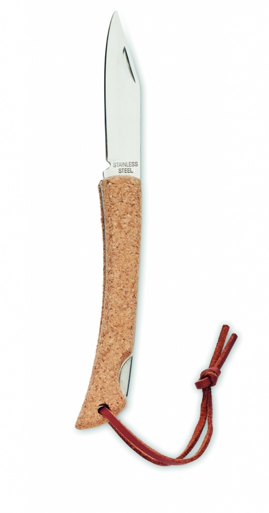 Logotrade promotional product image of: Foldable knife with cork