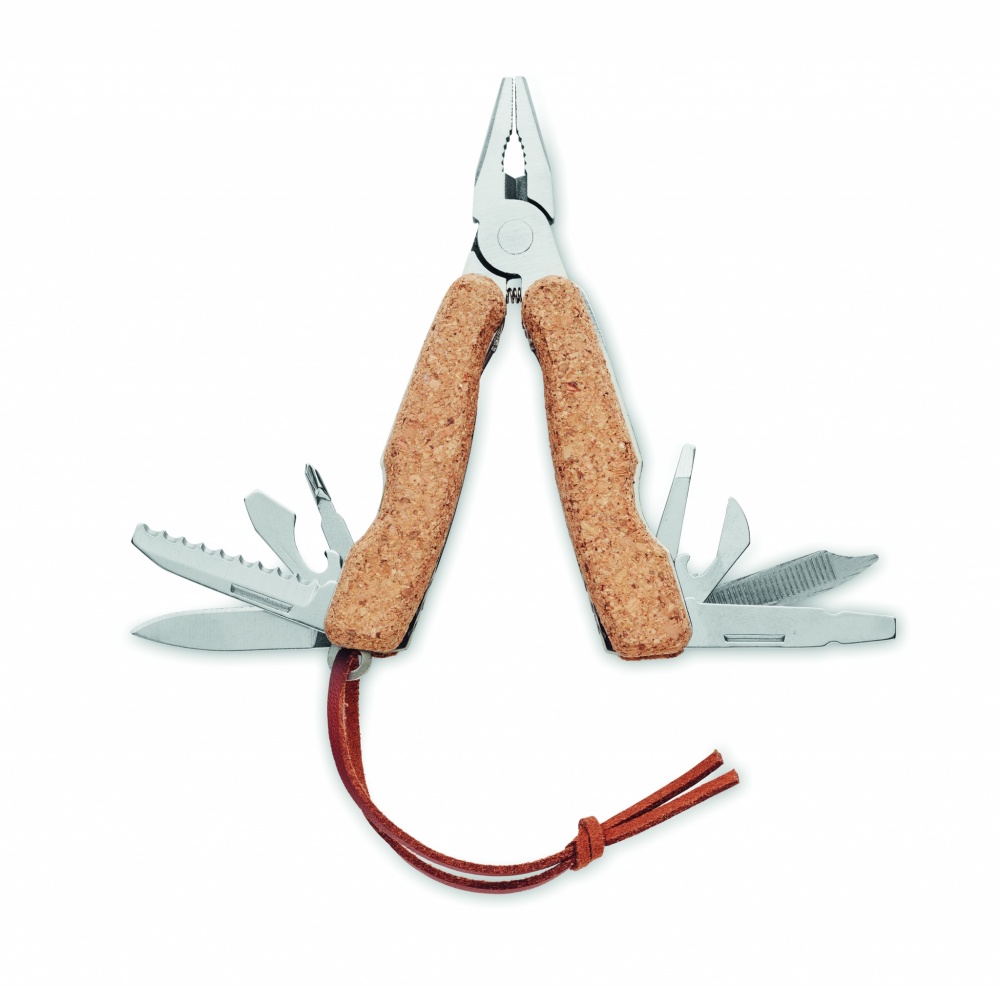 Logotrade promotional giveaway image of: Multi tool pocket knife cork