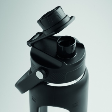 Logotrade promotional item image of: Glass bottle with sleeve 750 ml