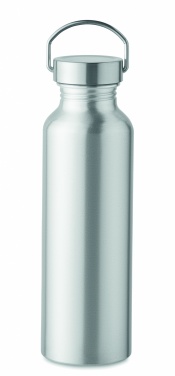 Logotrade promotional merchandise photo of: Recycled aluminum bottle 500 ml with a stainless steel handle cap