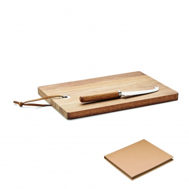 Logo trade advertising products picture of: Acacia wood cheese board set Hannover