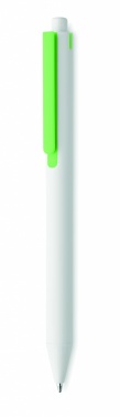 Logo trade corporate gifts image of: Recycled ABS push button pen