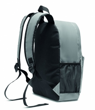 Logo trade promotional products image of: High reflective backpack 190T