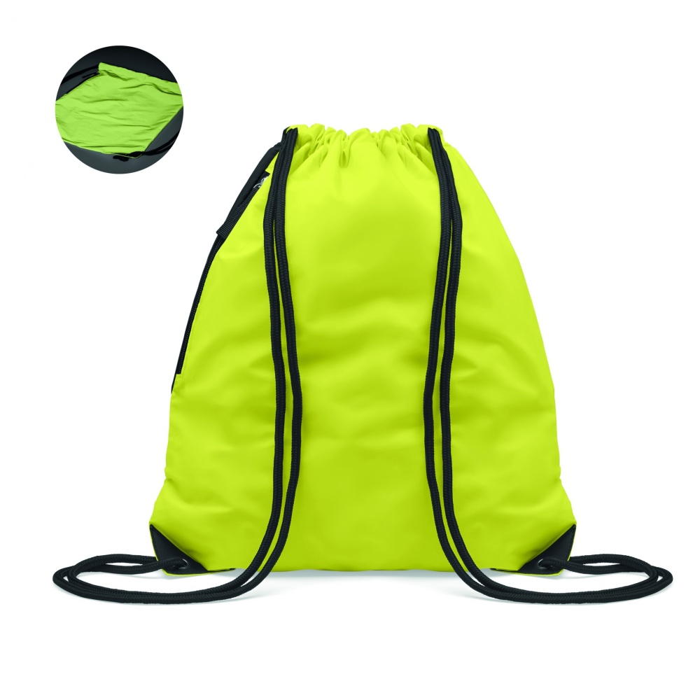 Logotrade promotional giveaway image of: Brightning drawstring bag