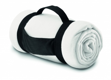 Logo trade promotional giveaways image of: Fleece blanket