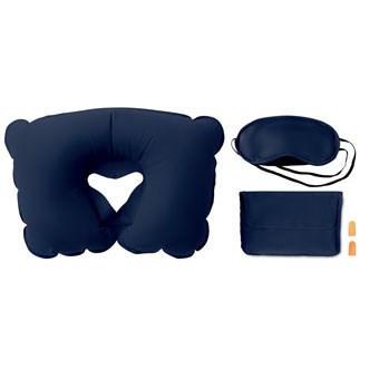Logo trade business gift photo of: Set w/ pillow eye mask plugs