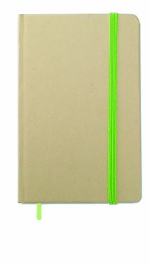 Logo trade promotional giveaway photo of: A6 recycled notebook 96 plain