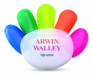 Logotrade promotional item image of: 5 colour highlighter