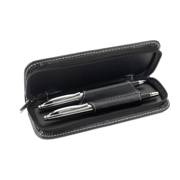 Logo trade promotional products picture of: Ball pen and roller set