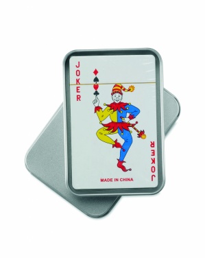 Logotrade corporate gifts photo of: Playing cards in tin box