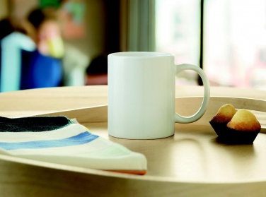 Logo trade business gifts image of: Sublimation ceramic mug 300 ml