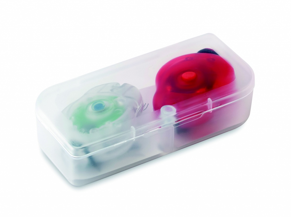 Logotrade promotional products photo of: 2 bicycle lights in PP box