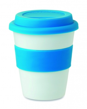 Logo trade promotional merchandise picture of: PP tumbler with silicone lid