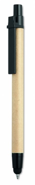 Logo trade business gifts image of: Recycled carton stylus pen