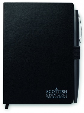 Logotrade corporate gifts photo of: A5 notebook with pen 72 lined