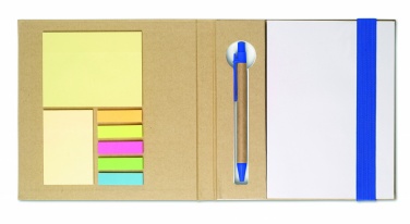Logotrade promotional merchandise image of: Notebook with memo set and pen