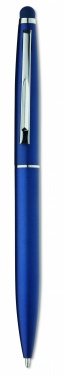 Logo trade promotional products image of: Twist type pen w stylus top