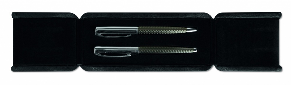 Logo trade advertising products picture of: Ball pen set in box