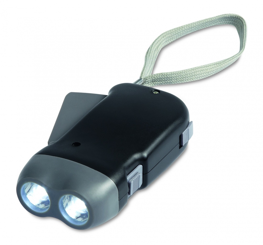 Logotrade promotional giveaway image of: 2 LED dynamo torch