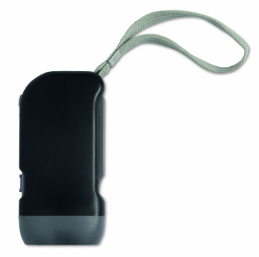 Logo trade advertising products picture of: 2 LED dynamo torch