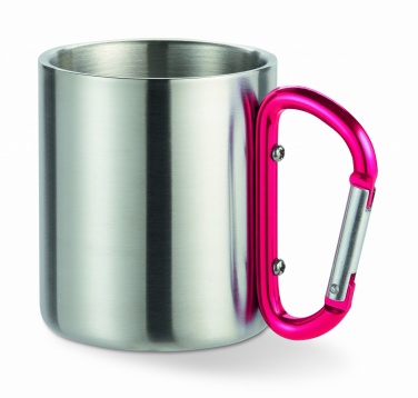 Logotrade promotional products photo of: Metal mug & carabiner handle