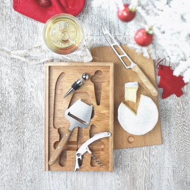 Logo trade advertising products image of: Cheese and wine set