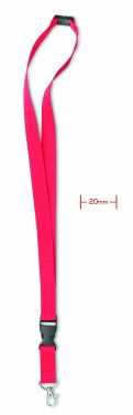 Logotrade promotional gift picture of: Lanyard hook and buckle 20 mm