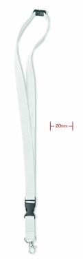 Logo trade corporate gifts picture of: Lanyard hook and buckle 20 mm