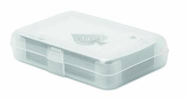 Logo trade promotional merchandise picture of: Playing cards in pp case