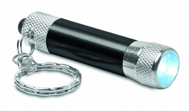 Logo trade business gifts image of: Aluminium torch with key ring