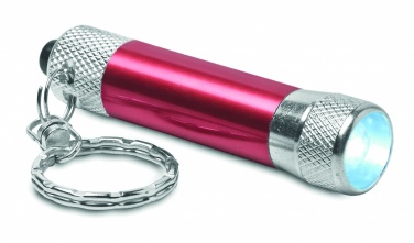 Logo trade promotional merchandise picture of: Aluminium torch with key ring