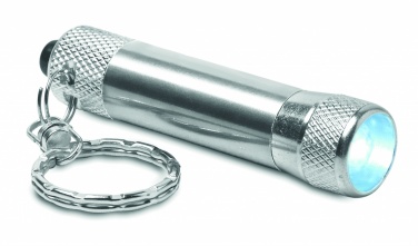 Logotrade promotional item picture of: Aluminium torch with key ring