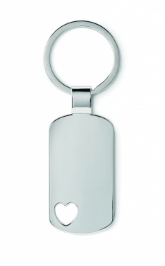 Logotrade business gifts photo of: Key ring with heart detail Jūrmala