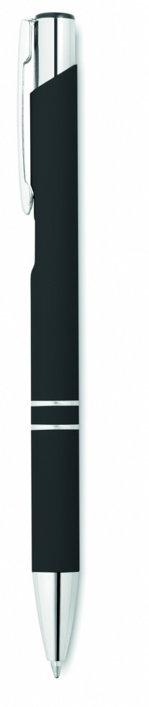 Logo trade corporate gift photo of: Ball pen in rubberised finish