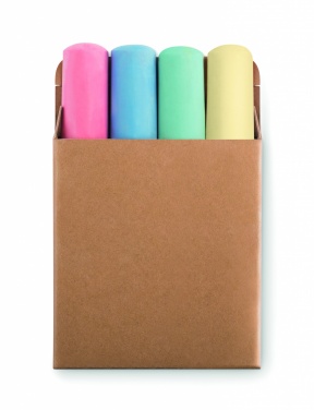 Logo trade promotional giveaways image of: 4 chalk sticks