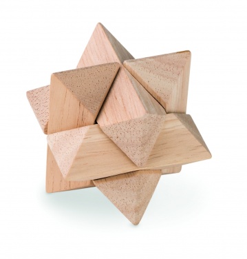 Logo trade promotional merchandise image of: Star brain teaser