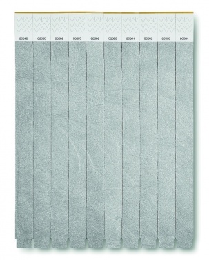 Logo trade promotional gifts picture of: One sheet of 10 wristbands