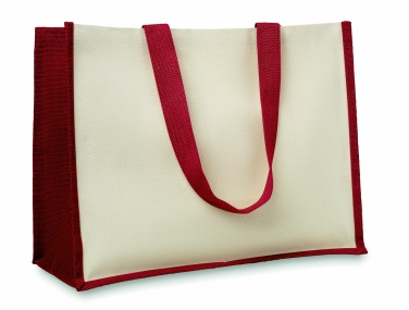 Logotrade promotional products photo of: Jute and canvas shopping bag