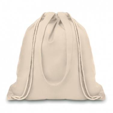 Logo trade promotional item photo of: 220gr/m² canvas 2 function bag
