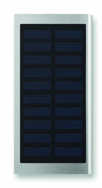 Logotrade promotional giveaway image of: Solar power bank 8000 mAh