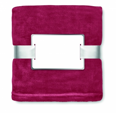 Logo trade promotional giveaways picture of: Blanket flannel