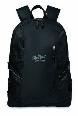 Logo trade business gifts image of: Polyester laptop backpack