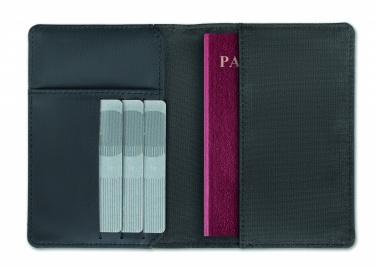 Logo trade business gifts image of: 2 Tone passport holder